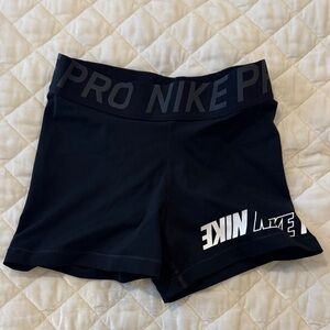 Nike Pro Women's Black Athletic Shorts